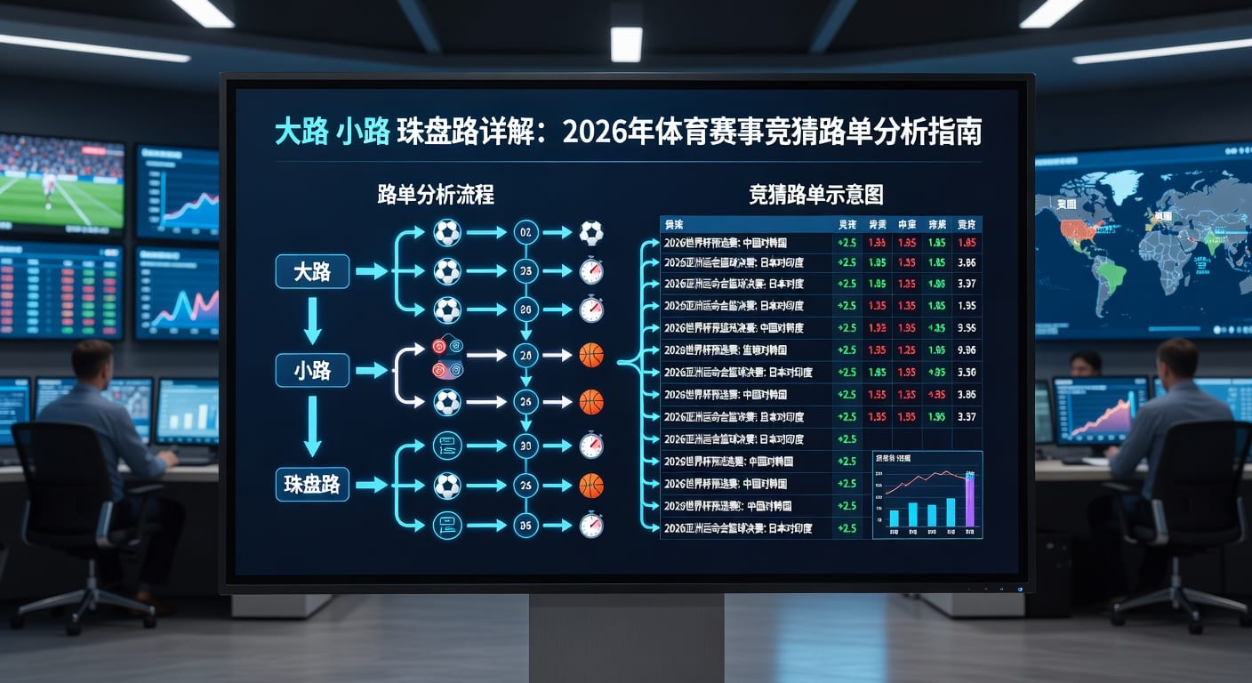 大路小路珠盘路：盘口路径与体育判断