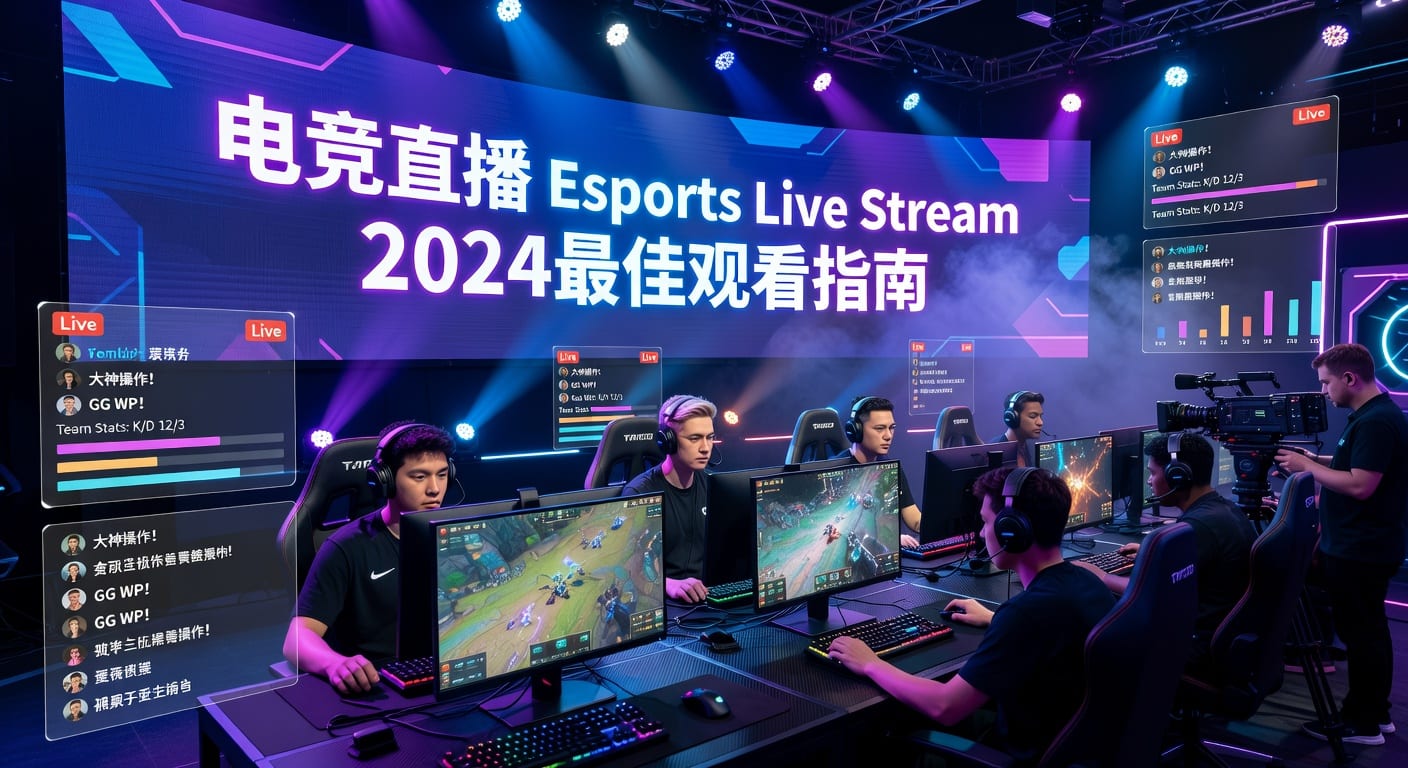 电竞直播 Esports Live Stream 观赛与数据解读